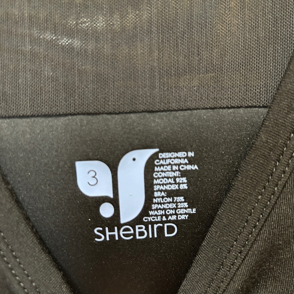 Shebird The Freedom Swing Dress Size 3 Black Built-in Bra Pockets Sleeveless - Picture 6 of 9